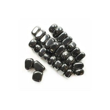 Hematita Pulsera Elástica p/Hombre en Rectángulo y Esfera