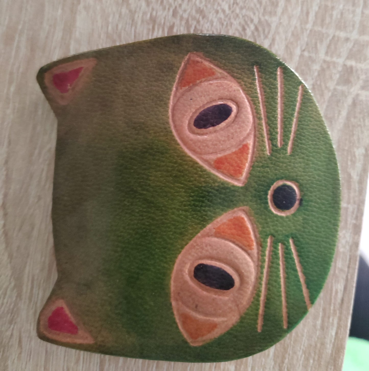 Monedero de Piel con Cremallera Varios Colores