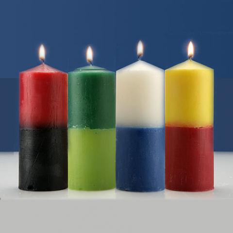 Velones de 7 Días 7 Colores