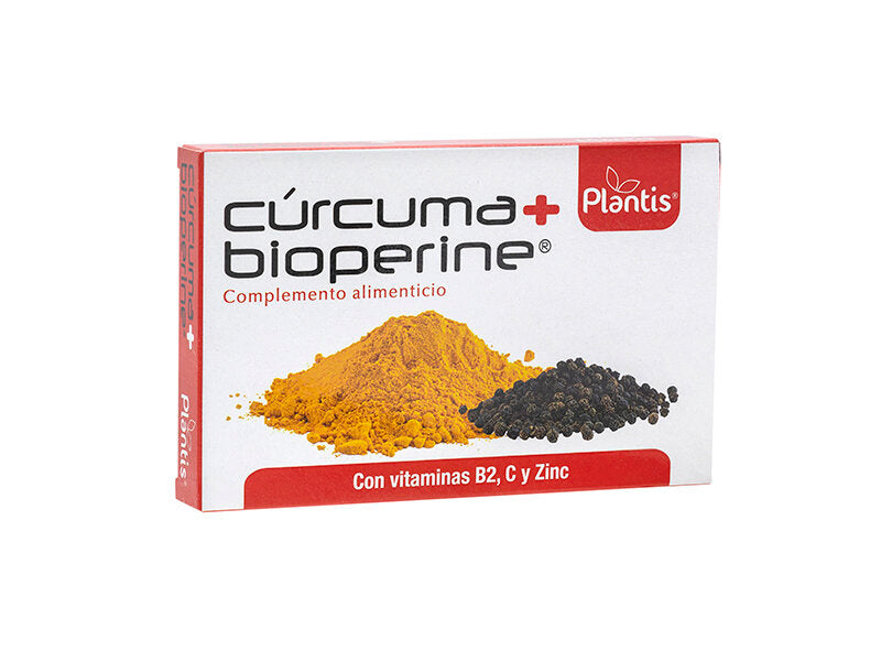 Cúrcuma + Bioperine Plantis 60 Capsulas de 590 mg