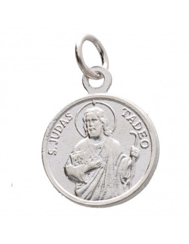 Medalla de San Judas Tadeo en Plata de Ley 925