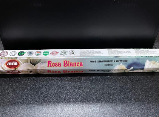 Incienso Stick Rosa Blanca Aum