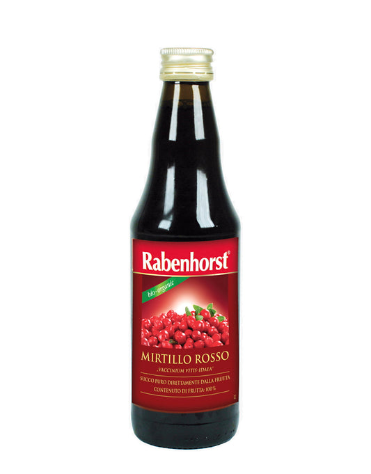 RABENHORST Succo di Mirtillo Rosso 330 ml