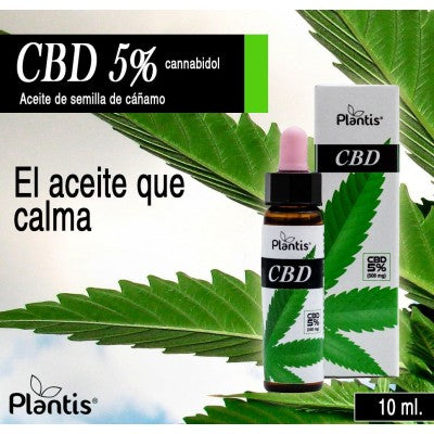 CBD PLANTIS 5% (500mg) – 10 ml.