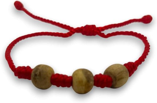 7 Nudos Pulsera 3 Esfera Palo Santo